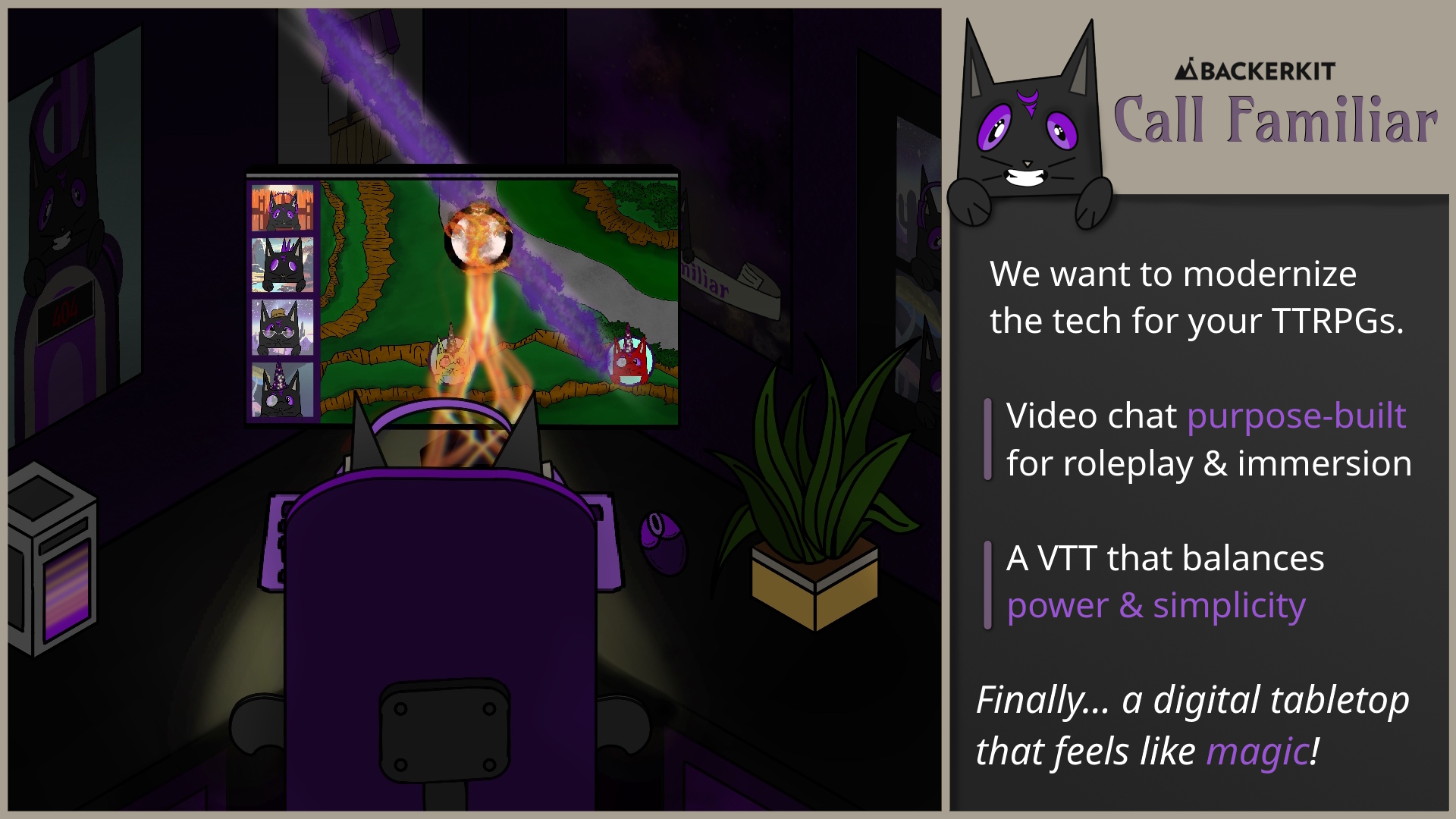 Call Familiar - The digital tabletop that feels like magic